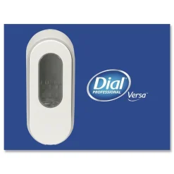 Dial Professional 3.75 in. x 3.38 in. x 8.75 in. 15 oz Versa Dispenser for Pouch Refills - Light Gray/White (6/Carton)