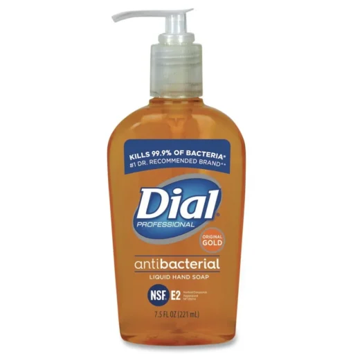 Dial Professional 7.5 oz. Antibacterial Liquid Hand Soap - Gold (12/Carton)