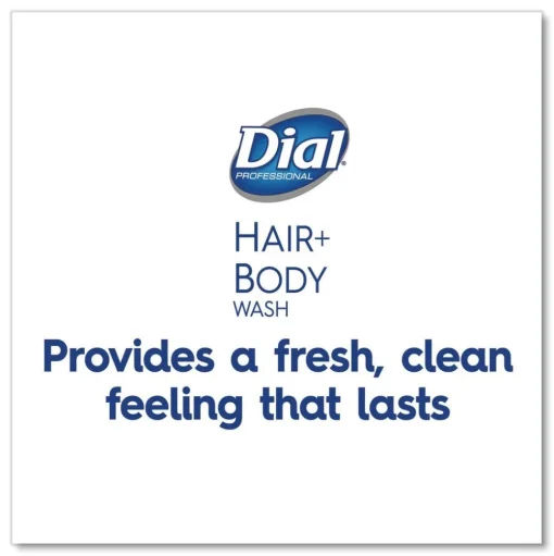 Dial Professional 7.5 oz. Hair and Body Wash - Neutral Scent (24/Carton)
