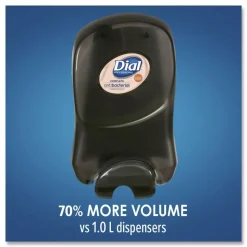 Dial Professional Dial 1700 12.66 in. x 7.07 in. x 3.95 in. 1.7 Liter Manual Dispenser - Smoke (3/Carton)