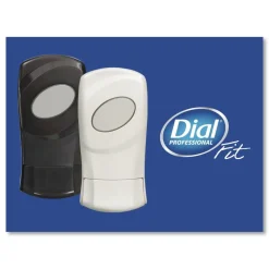Dial Professional FIT 4 in. x 5.13 in. x 10.5 in. 1.2 Liter Universal Manual Dispenser - Gray (3/Carton)