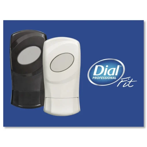 Dial Professional FIT 4 in. x 5.13 in. x 10.5 in. 1.2 Liter Universal Manual Dispenser - Gray (3/Carton)