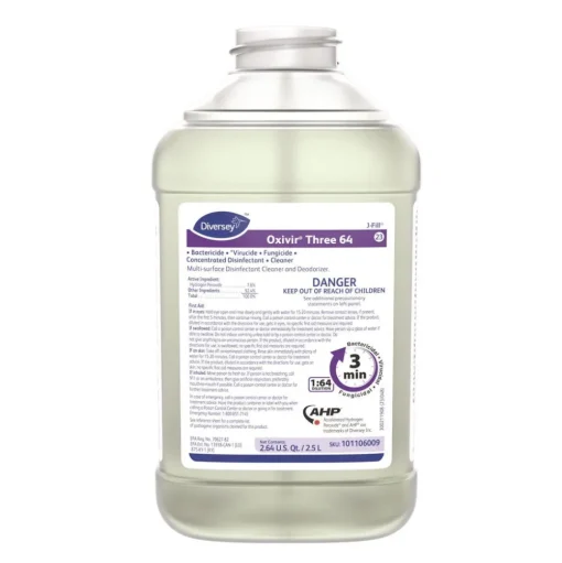 Diversey Care 2.5 L Bottle Oxivir Three 64 - Surfectant Scent (2/Carton)
