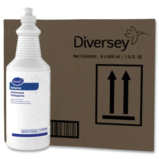 Diversey Care Bland Scent 32 oz. Squeeze Bottle Defoamer/Carpet Cleaner - Cream (6/Carton)