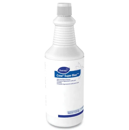 Diversey Care Crew Super Blue Citrus Scent 32 oz. Squeeze Bottle Mild Acid Bowl Cleaner (12/Carton)