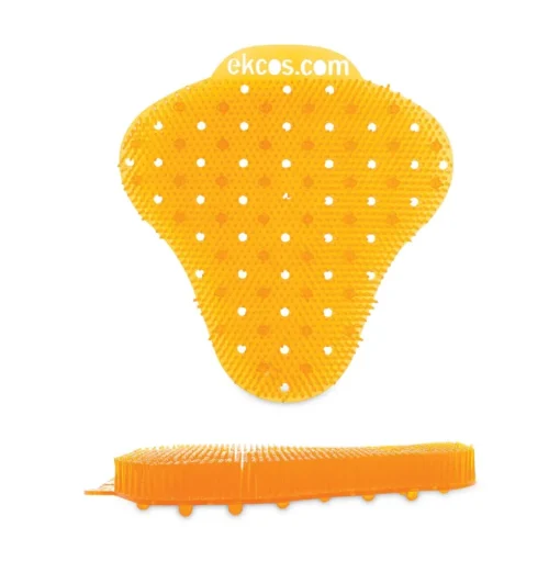 Diversey Care ekcoscreen Urinal Screens - Citrus Scent, Orange (12/Carton)