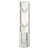 Diversified Hospitality Solutions EcoLux 1.19 in. x 0.44 in. x 5.69 in. Single Air Dispenser Bracket - White (24/Carton)