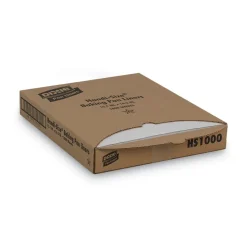 Dixie 12.2 in. x 16.38 in. Greaseproof Liftoff Pan Liners - White (1000/Carton)