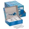 Dixie CM168 Tray with Plastic Forks/Knives/Spoons Combo Pack - White (1008/Carton)