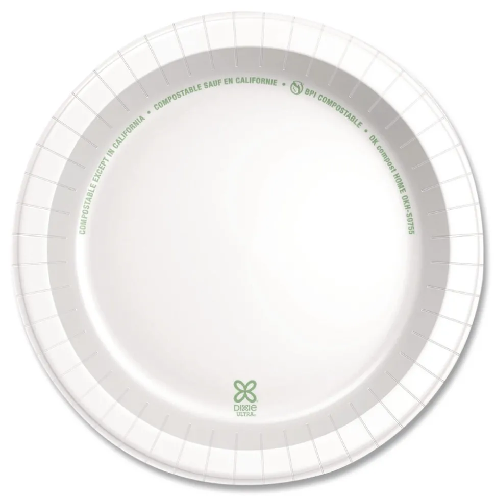 Dixie Ultra 8.5 in. Diameter Heavy-Weight Paper Plates (125/Pack, 4 Packs/Carton)