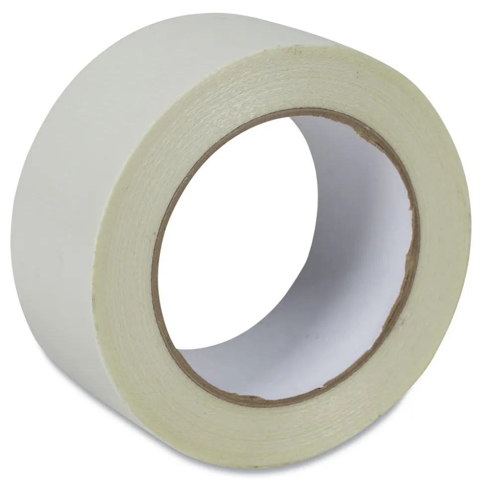 Duck 1.88 in. x 75 ft. 3 in. Core Carpet Tape - White (1-Roll)