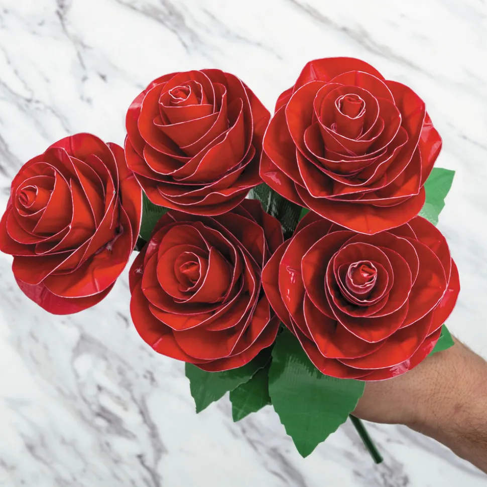 Duck 1.88 in. x 20 yards 3 in. Core Colored Duct Tape - Red (1-Roll)