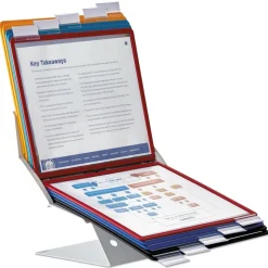 Durable 10 Panels VARIO Pro Legal Desktop Reference System - Assorted Borders and Panels