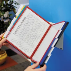 Durable 10 Panels VARIO Pro Legal Desktop Reference System - Assorted Borders and Panels