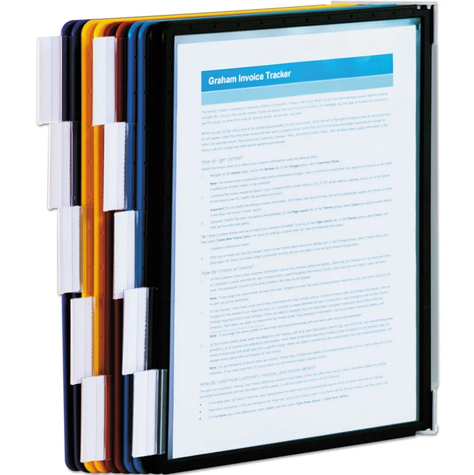 Durable 10 Panels VARIO Wall/Extension Reference System - Assorted Borders and Panels