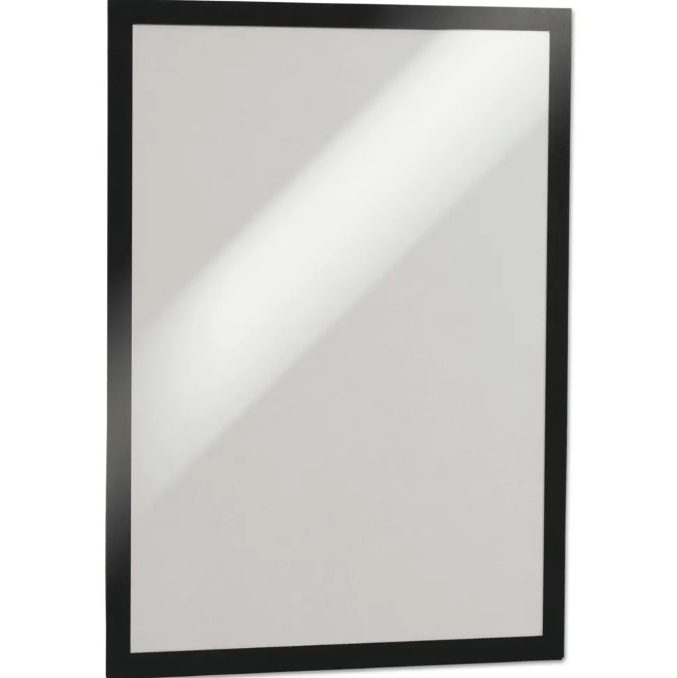 Durable DURAFRAME 11 in. x 17 in. Sign Holder - Black Frame (2/Pack)