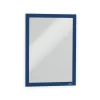 Durable Infoframe DURAFRAME 9.5 in. x 12 in. Self Adhesive Double Sided Sign Holder - Dark Blue Frame (2/Pack)