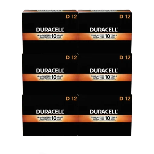 Duracell CopperTop Alkaline D Batteries (72/Carton)