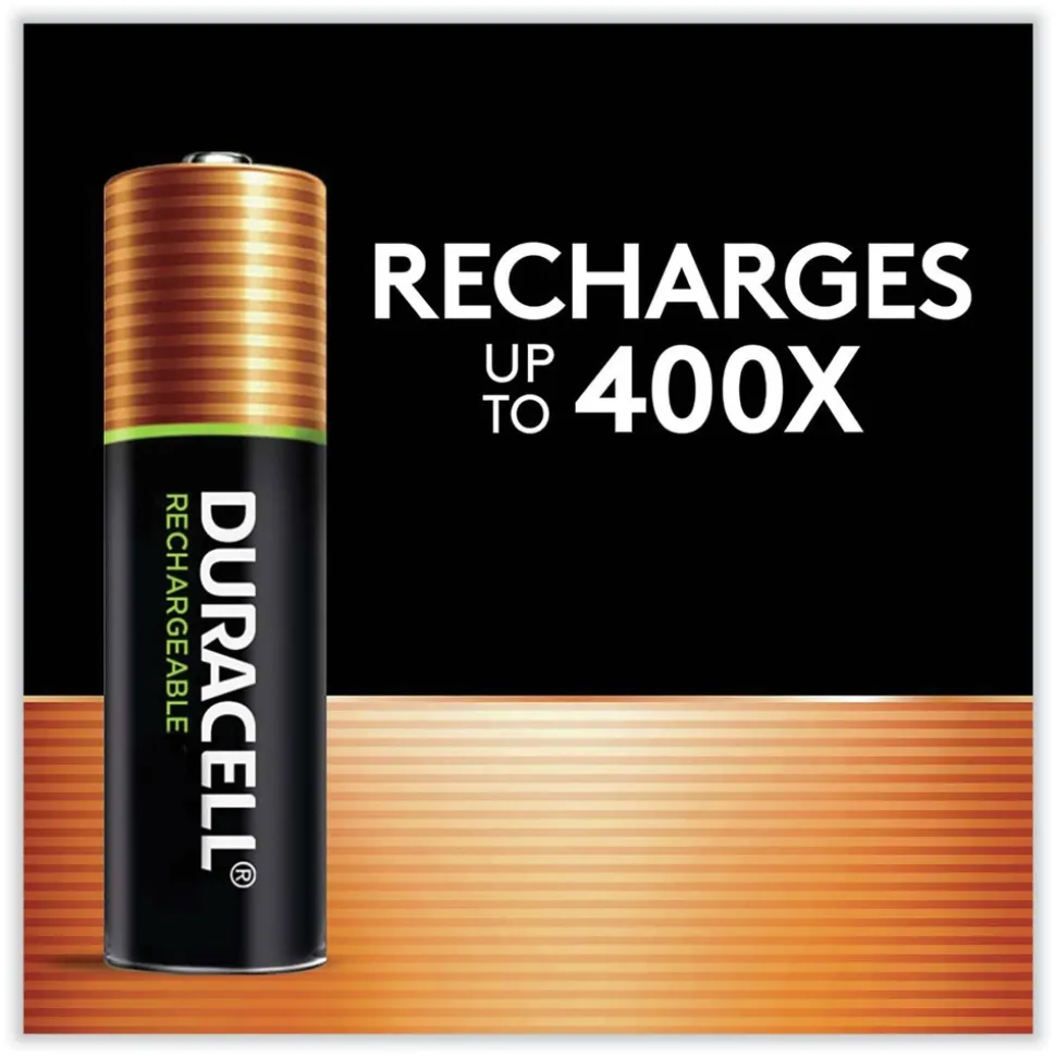 Duracell Rechargeable StayCharged NiMH AA Batteries (4/Pack)
