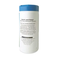 Dust-Off 5 in. x 7 in. Cloth Premoistened Monitor Cleaning Wipes - White