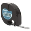 DYMO LetraTag 0.5 in. x 13 ft. Plastic Label Tape Cassette - Clear