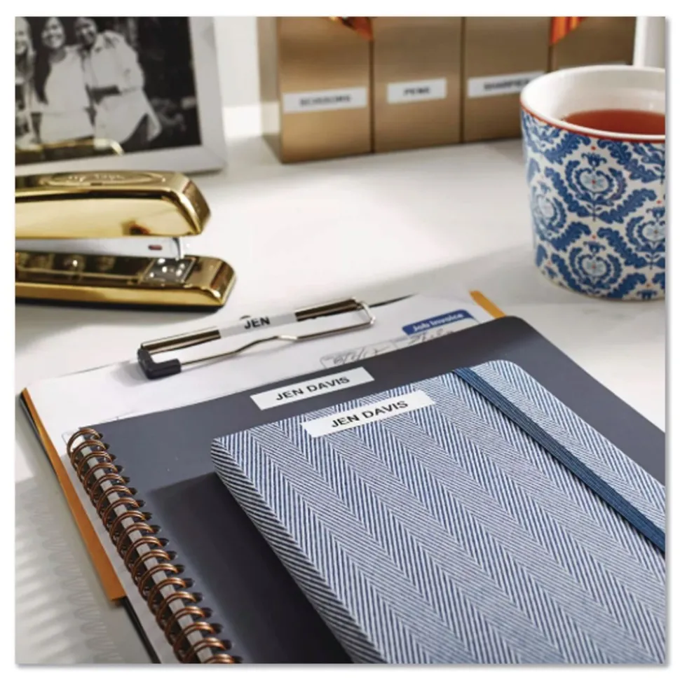 DYMO LetraTag 0.5 in. x 13 ft. Paper/Plastic Label Tape Value Pack - Assorted (3/Pack)