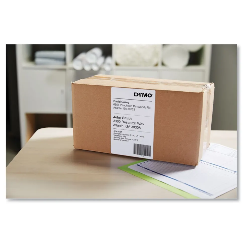 DYMO LW 4 in. x 6 in. Shipping Labels - White/Extra-Large (10/Pack)