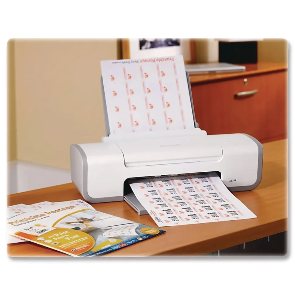 DYMO Printable Postage Stamp Sheets - White (192/Pack)