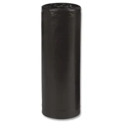 Earthsense Commercial 33 in. x 39 in. 33-Gallon 1.65 mil. Linear Low Density Recycled Can Liners - Black (100/Carton)