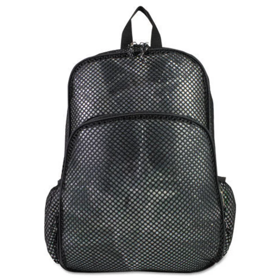 Eastsport 12 in. x 17.5 in. x 5.5 in. Polyester Mesh Backpack Fits Devices Up to 17 in. - Black