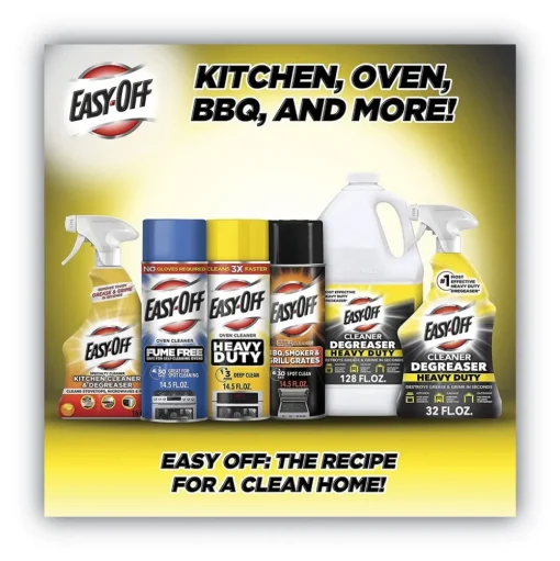 EASY-OFF 14.5 oz. Aerosol Spray Heavy Duty Foam Oven Cleaner - Fresh Scent (6/Carton)