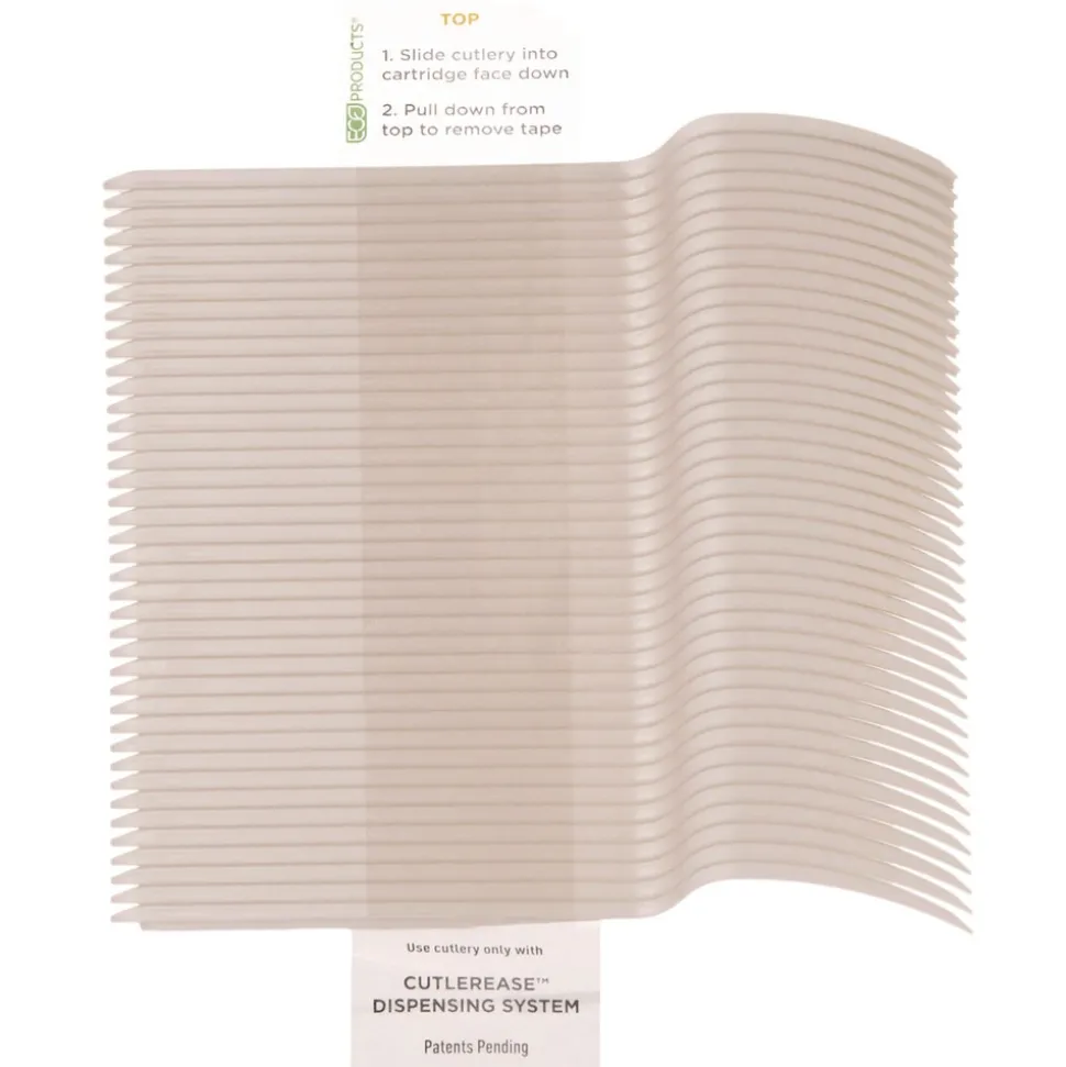 Eco-Products 6 in. Fork for Cutrelease Dispensing System - White (960-Piece/Carton)