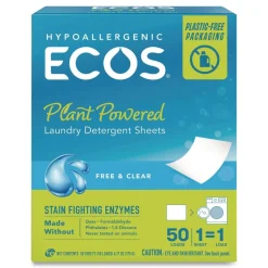 ECOS Liquidless Laundry Detergent Sheets - Free and Clear
