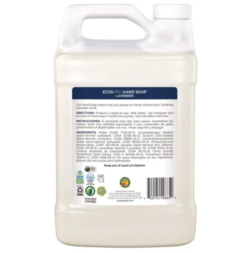 ECOS PRO 1 Gallon Liquid Hand Soap - Lavender (4/Carton)