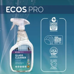 ECOS PRO 32 oz. Glass Cleaner Spray Bottle - Vinegar Scent (6/Carton)