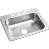 Elkay Dayton 25 in. x 22 in. x 6-9/16 in. Single Bowl Drop-in Stainless Steel Bar Sink