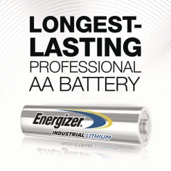 Energizer 1.5 Volts Industrial Lithium AA Battery (4/Pack)
