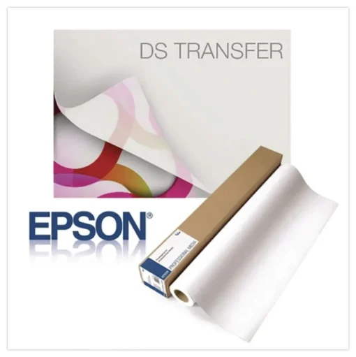 Epson 24 in. x 500 ft. 75 gsm Dye Sub Transfer Paper - White (1-Roll)