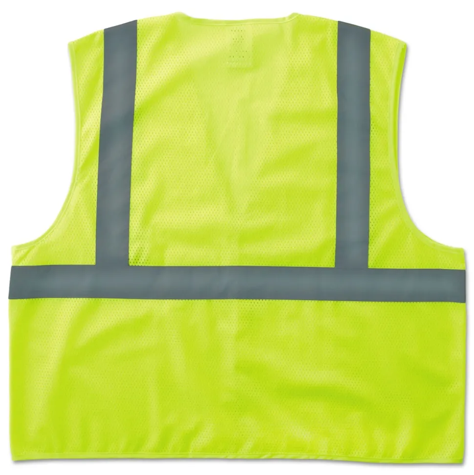Ergodyne GloWear 8205HL Type R Class 2 Super Econo Mesh Safety Vest - 2X-Large to 3X-Large/Lime