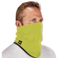 Ergodyne N-Ferno 6960 One Size Fits Most Fleece Neck Gaiter - Hi-Vis Lime