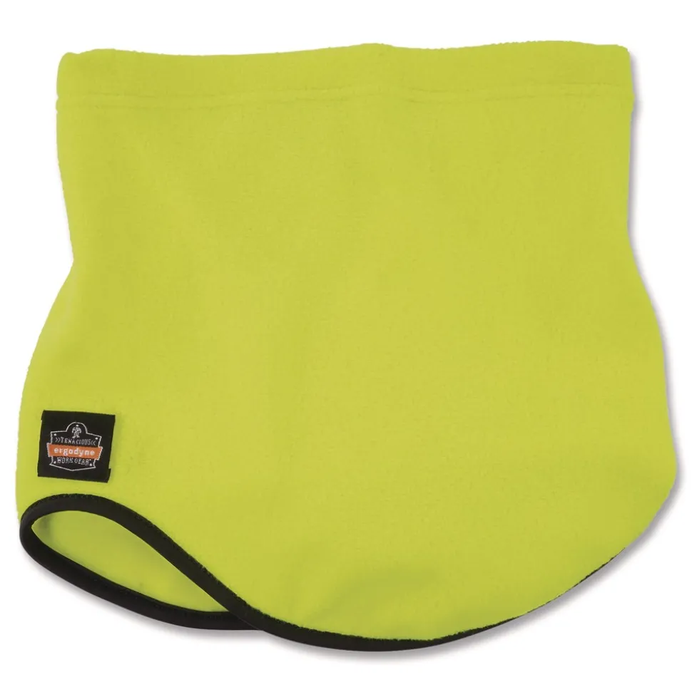 Ergodyne N-Ferno 6960 One Size Fits Most Fleece Neck Gaiter - Hi-Vis Lime