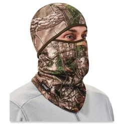 Ergodyne N-Ferno 6823 One Size Fits Most Fleece Hinged Balaclava Face Mask - Realtree Edge