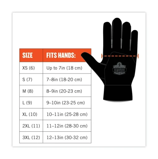 Ergodyne ProFlex 710 9 in. Long Heavy-Duty Mechanics Gloves - Small Gray (1-Pair)