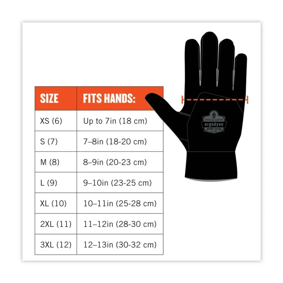 Ergodyne ProFlex 710 9 in. Long Heavy-Duty Mechanics Gloves - XX-Large Gray (1-Pair)