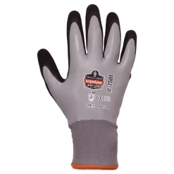 Ergodyne ProFlex 7501 Coated Waterproof Winter Gloves - X-Large Gray (1-Pair)