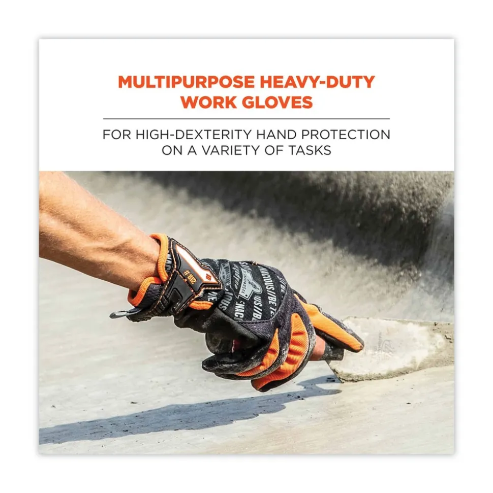 Ergodyne ProFlex 812 Standard Mechanics Gloves - 2X-Large Black (1-Pair)