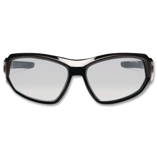 Ergodyne Skullerz Loki Nylon/Polycarb Safety Glasses/Goggles - Black Frame/Indoor/Outdoor Lens