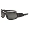 Ergodyne Skullerz Loki Nylon/Polycarb Safety Glasses/Goggles - Black Frame/Smoke Lens