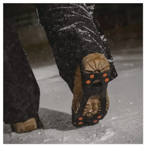 Ergodyne Trex 6300 One Piece Slip-on Ice Cleats - Medium Black (1-Pair)