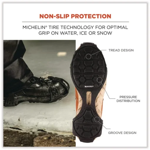 Ergodyne Trex 6325 Spikeless Traction Devices - X-Large Black (1-Pair)